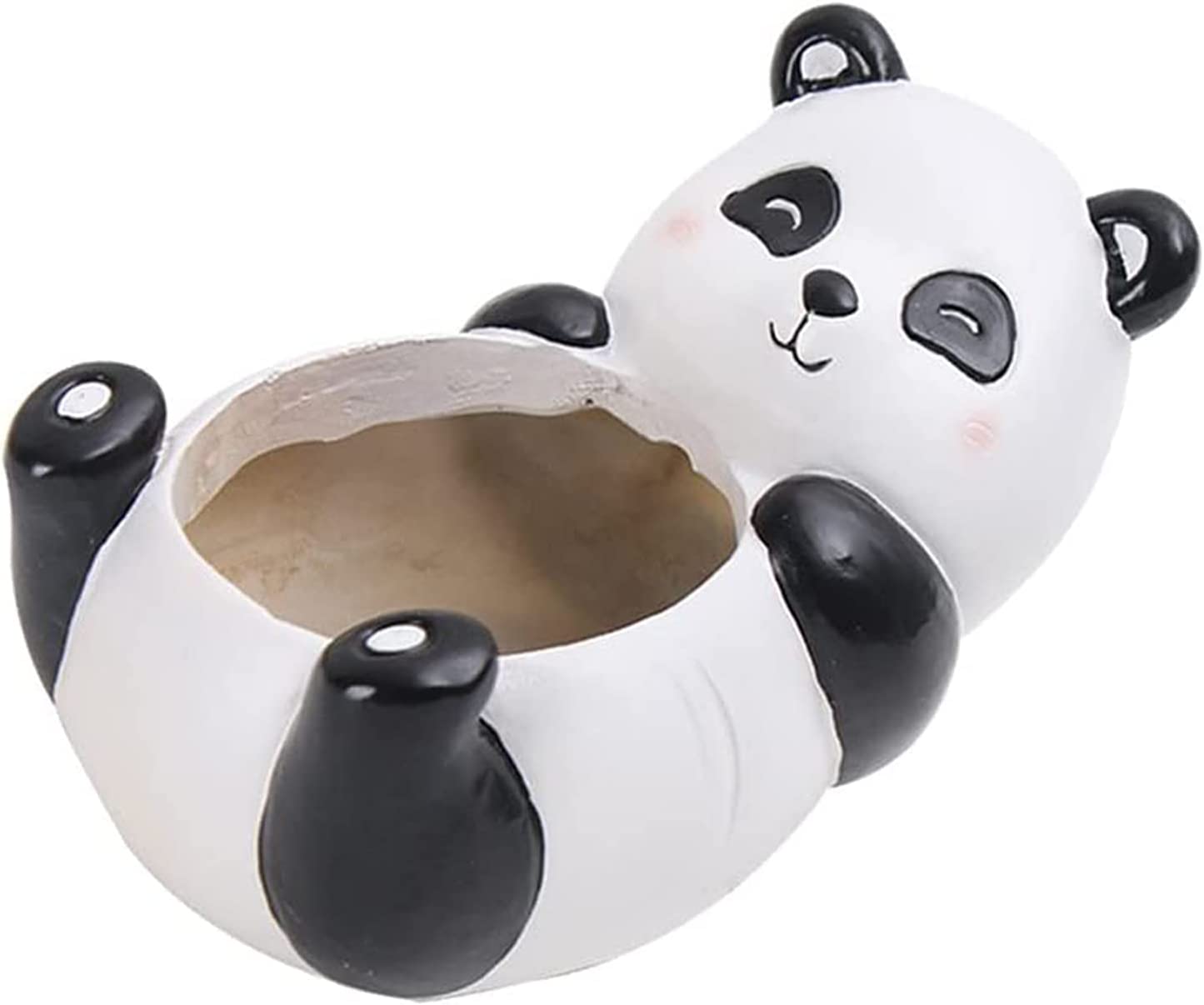 Mini maceta con forma de panda